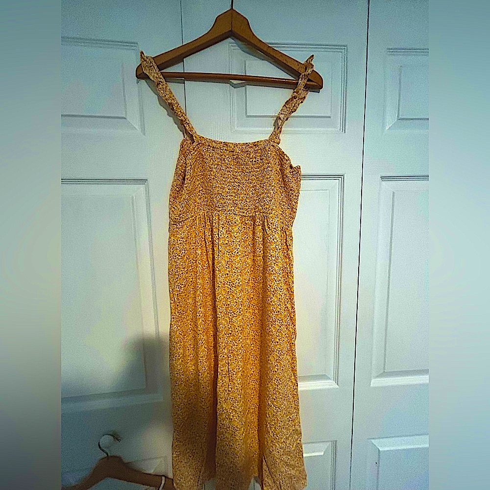 Floral Yellow Sundress